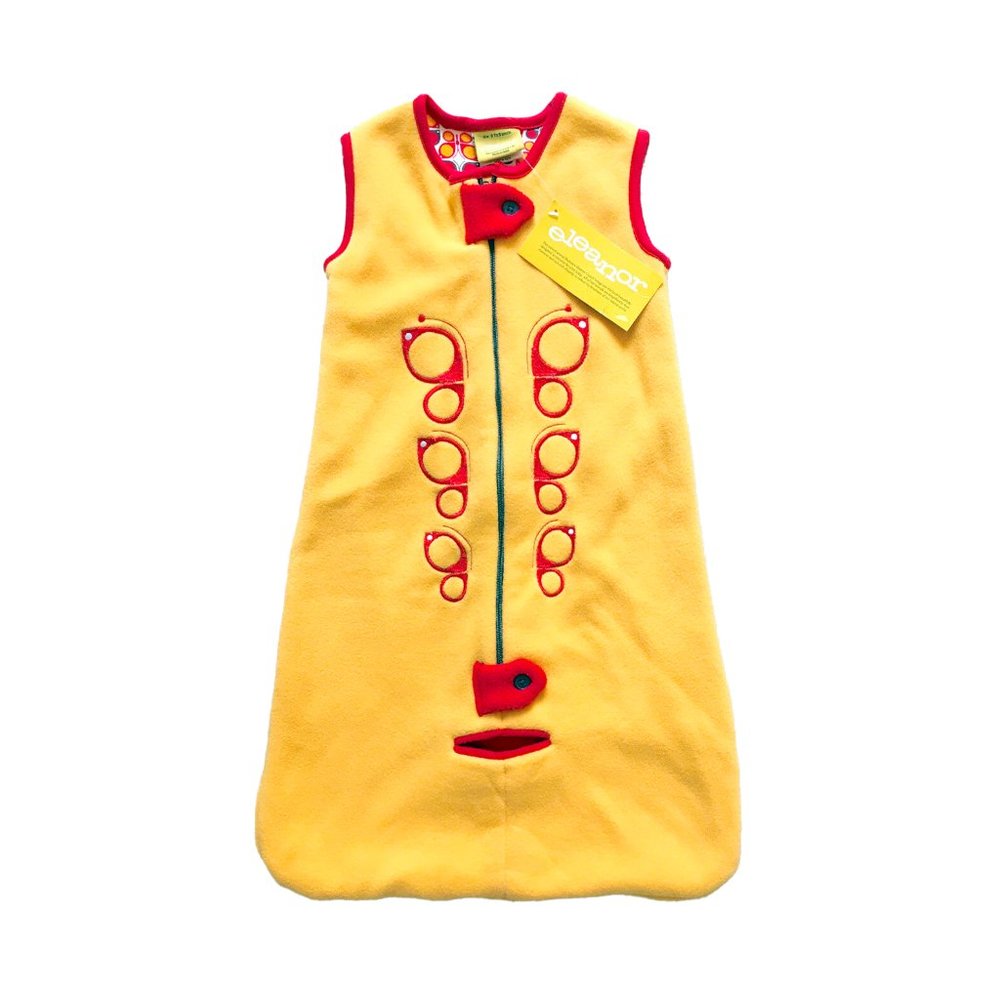 Eleanor by Kalencom Yellow Baby Sleeping Bag - 0-9 mos. Infant Fleece Sleep Sack